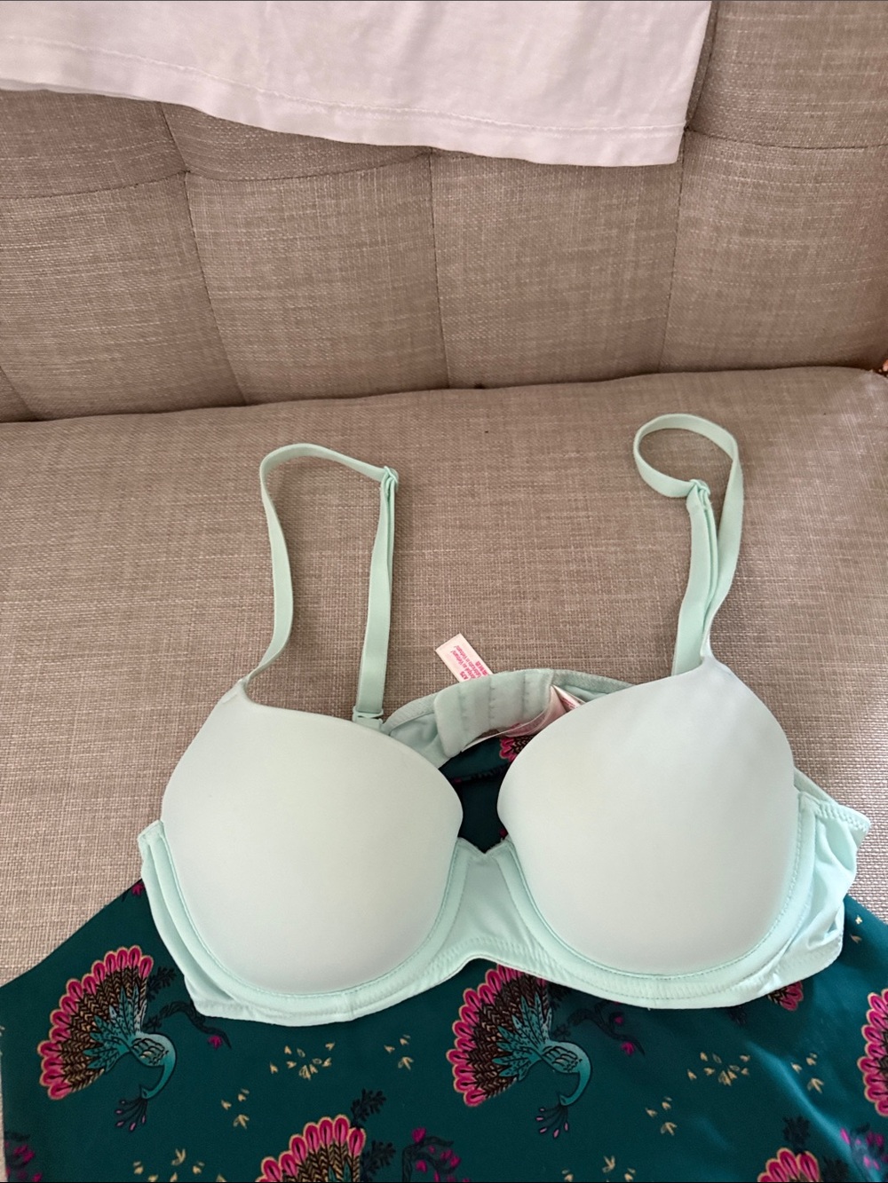 A75 Pink T-Shirt Bra 34A